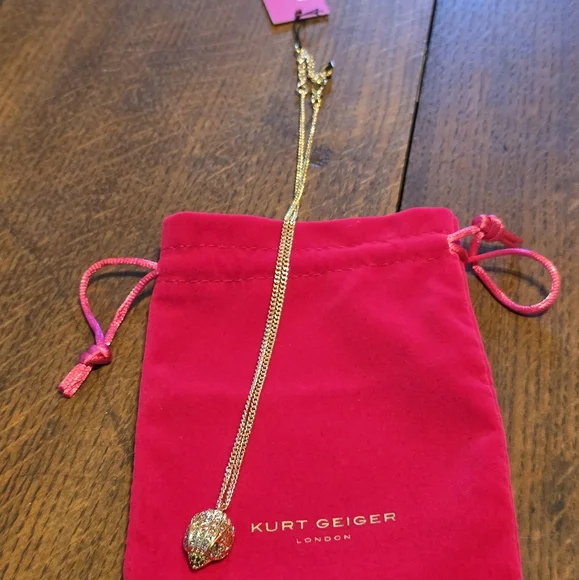 Kurt Geiger FULL SET Rainbow & Gold Eagle Ring, Earrings, Necklace, & Bracelet